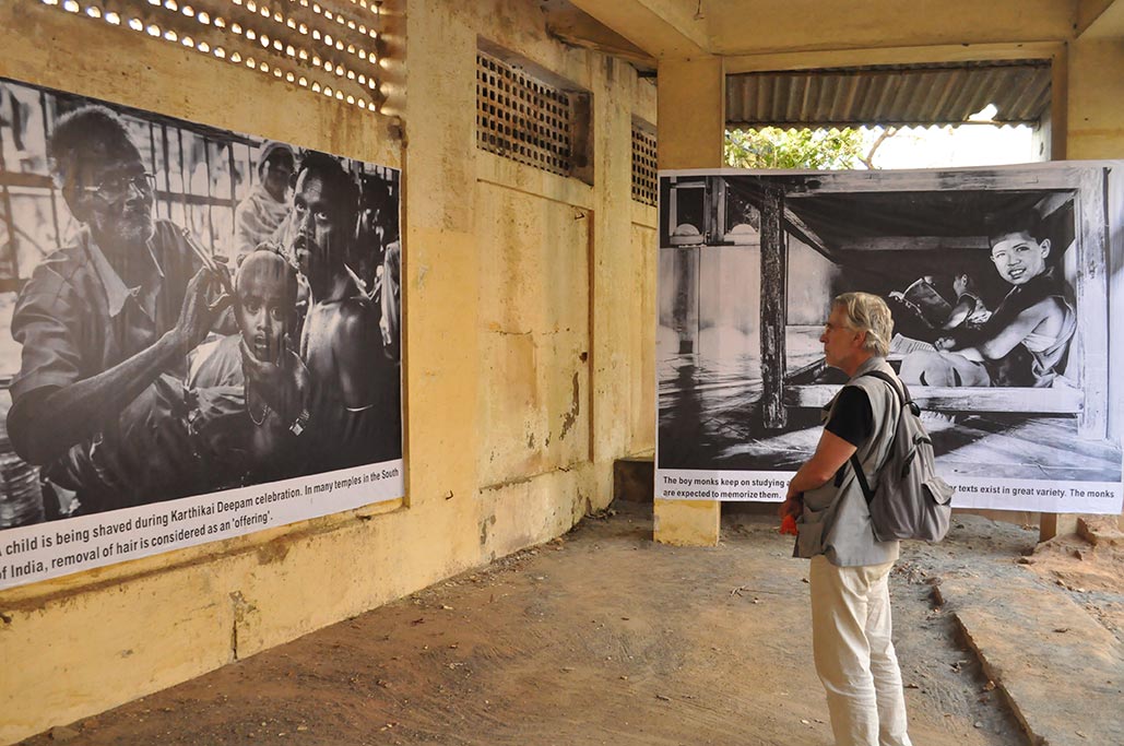 Photographs of Olya Morvan exhibited at the Old Distillery, Pondicherry